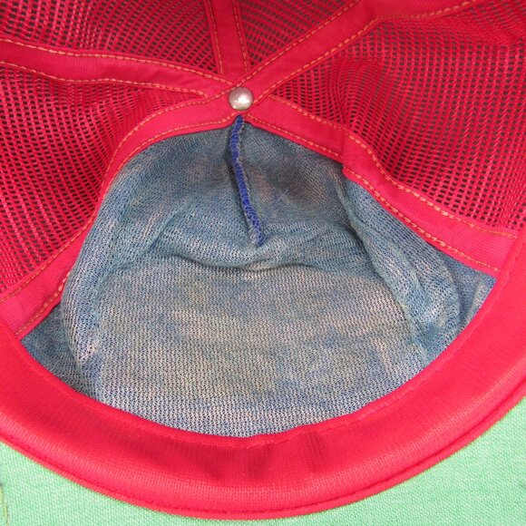 Vintage Thunderbirds '83 adea Puff Patch Logo Blue/Red Adj Snapback Cap Hat - Picture 8 of 9